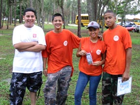 Boone HS JROTC team