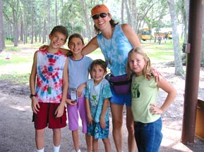 Diane Leopold with her 4 kids